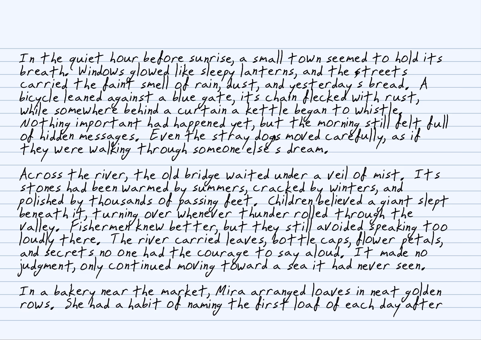 Text2Ink handwritten page preview 5